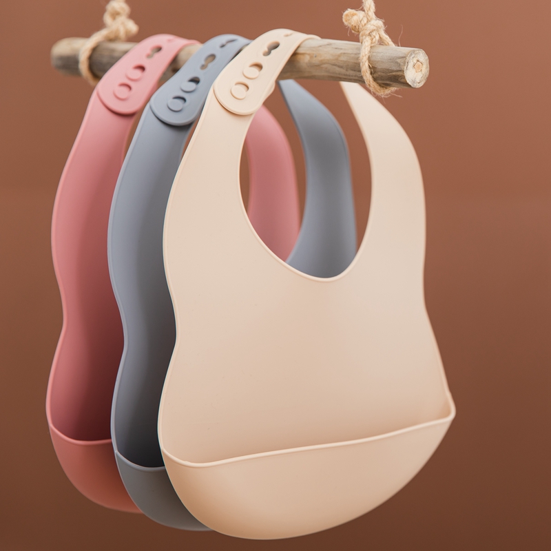 Waterproof Baby Bibs Silicone - Bavoir en Silicone pour bébé de