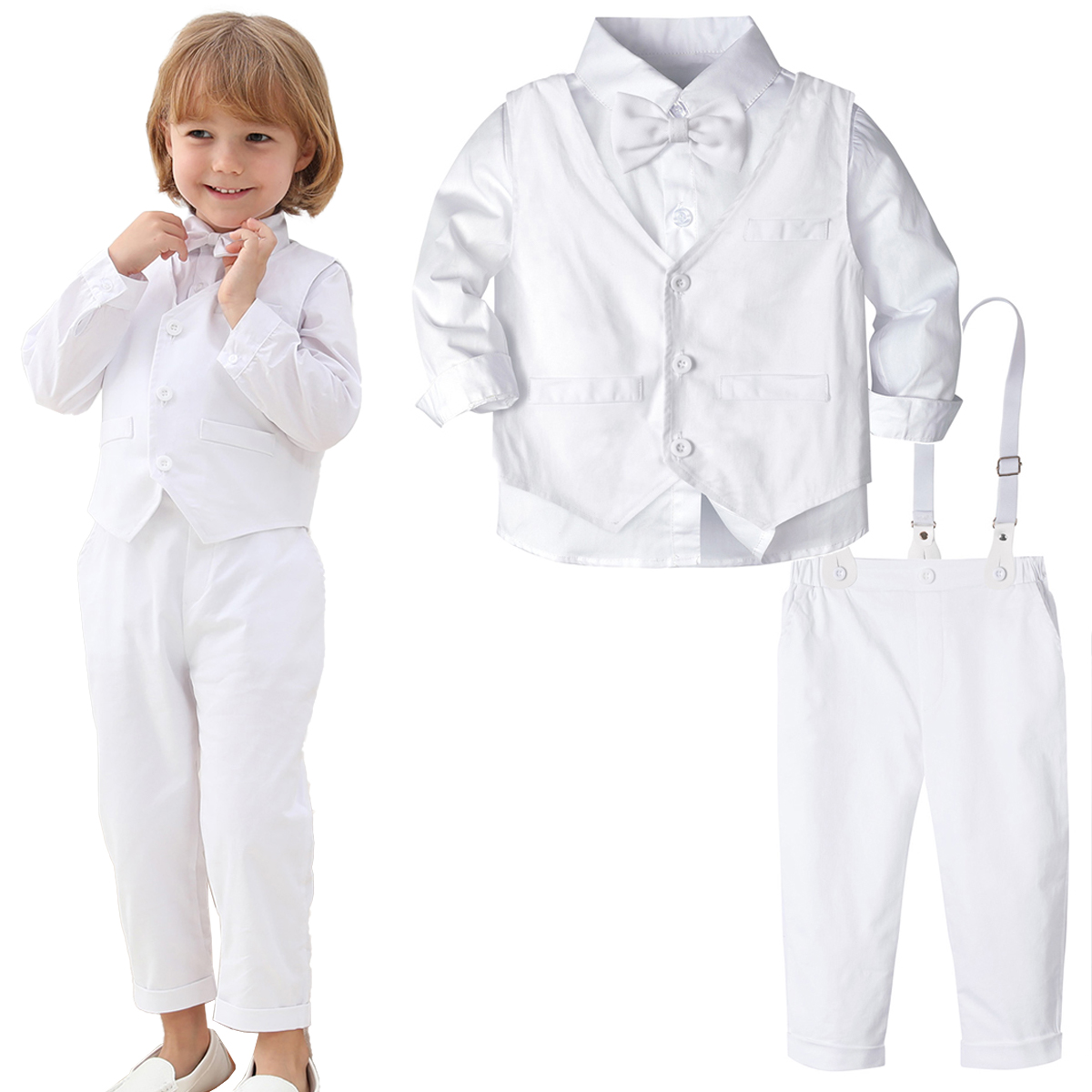 Baby Boy Suit Set Baptism - Tenue de baptême pour bébé garçon,