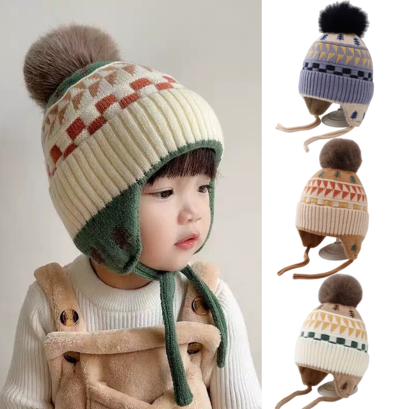 Infant Beanie Hat With Ears - Bonnet de Protection des oreilles pour