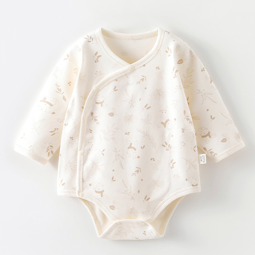 Newborn Baby Girl Romper Floral - Body à manches longues pour bébé