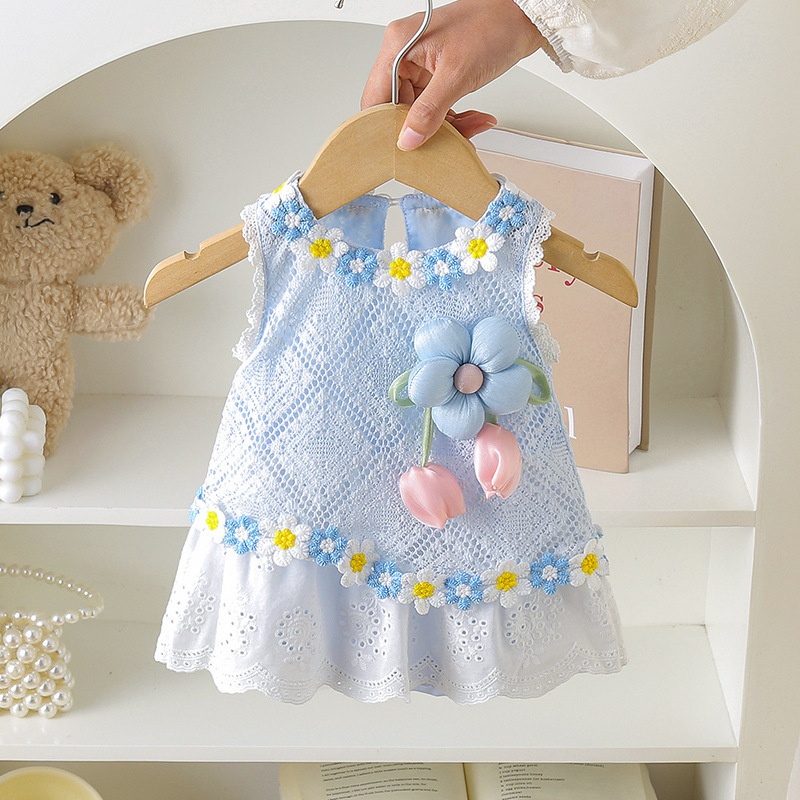 Newborn Baby Girl Romper Floral - Combinaison sans manches pour bébés filles