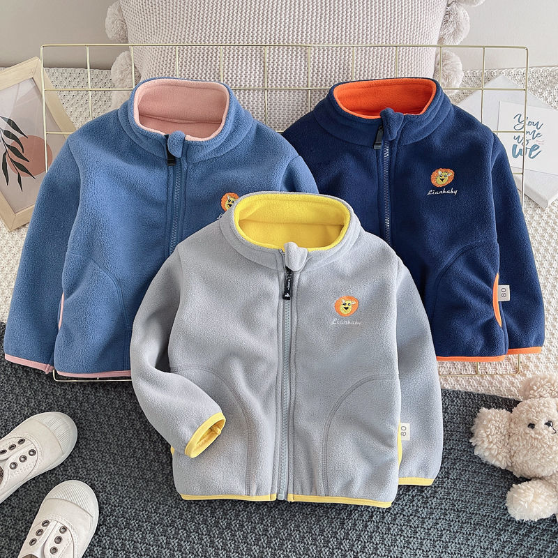 Toddler Boy Winter Fleece Jacket - Nouvelle veste polaire à capuche pour