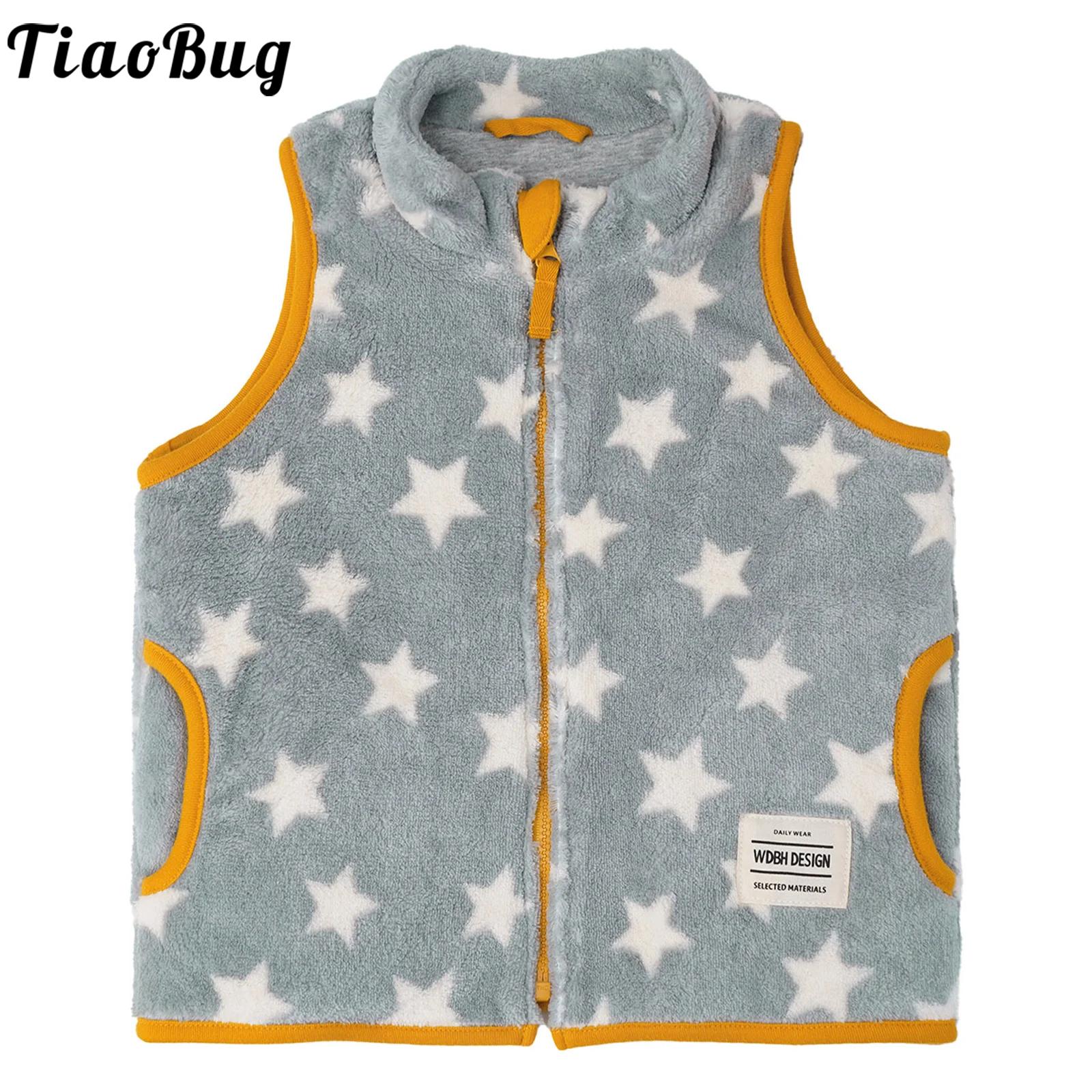 Toddler Boy Winter Fleece Jacket - Gilet polaire sans manches pour bébé,