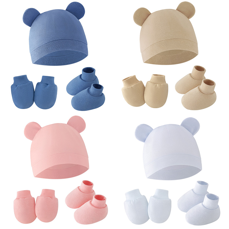 Infant Beanie Hat With Ears - Bonnet, gants et chaussettes pour bébé