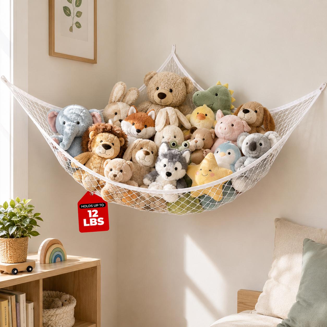 Nursery - Hamac de rangement en filet pour