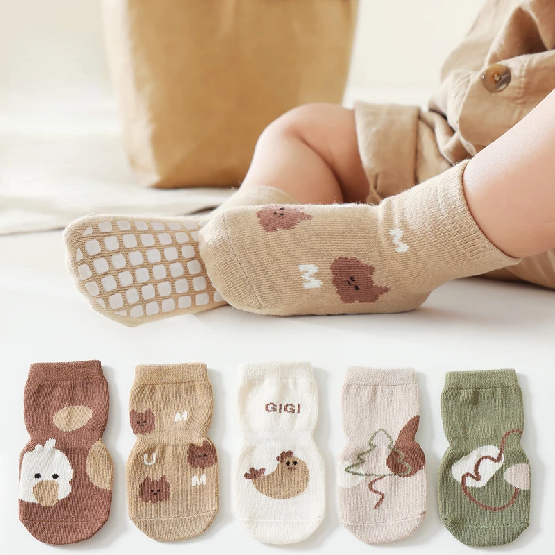 Unisex Baby Socks Non Slip - Nouveau automne hiver Kawaii bébé Tube