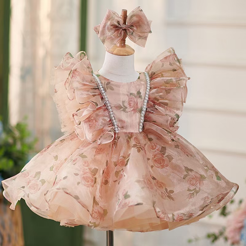 Toddler Girl Tulle Party Dress - Dreamy Vow J225 superbe robe de