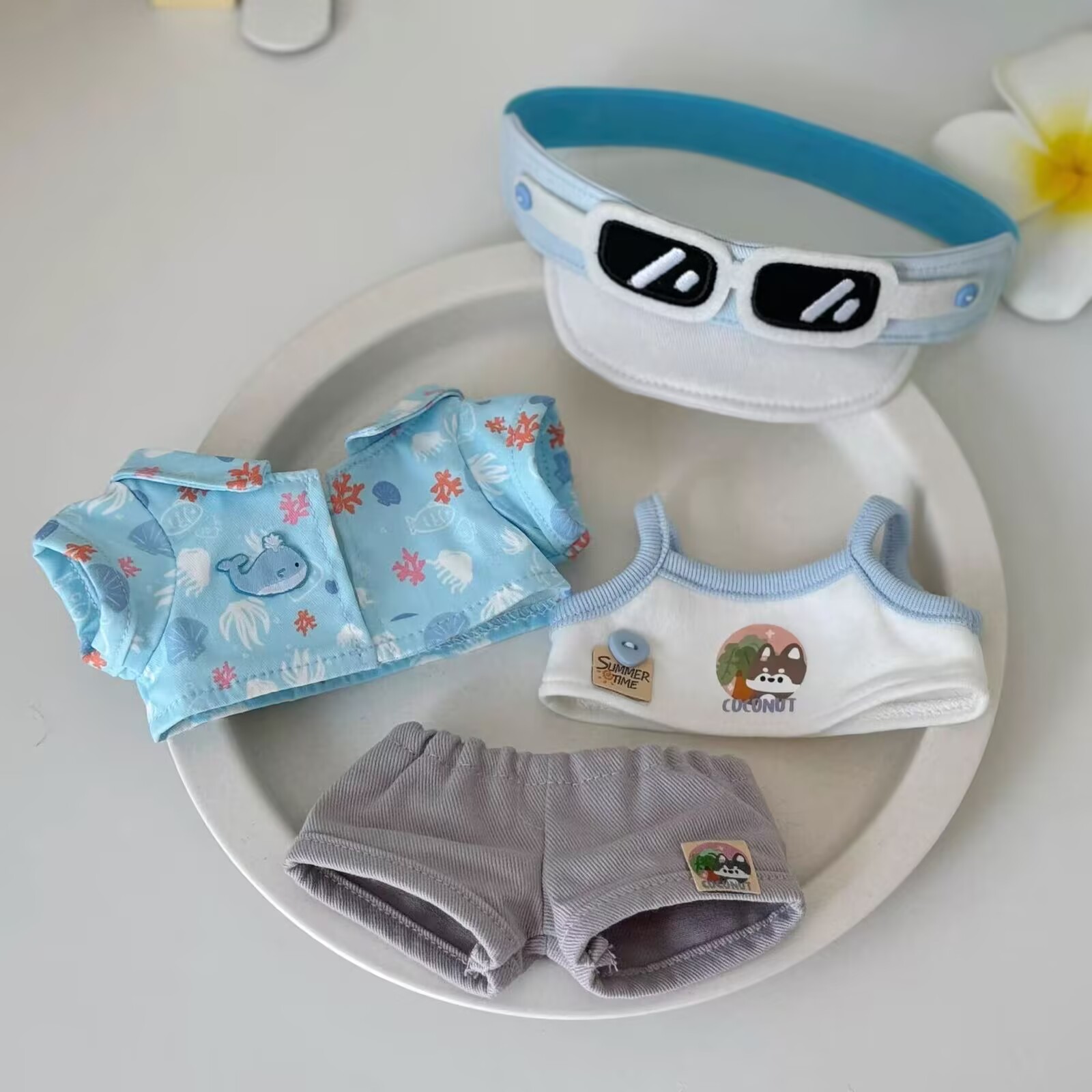 Baby Clothes - Robe bébé 20cm, poupée en coton