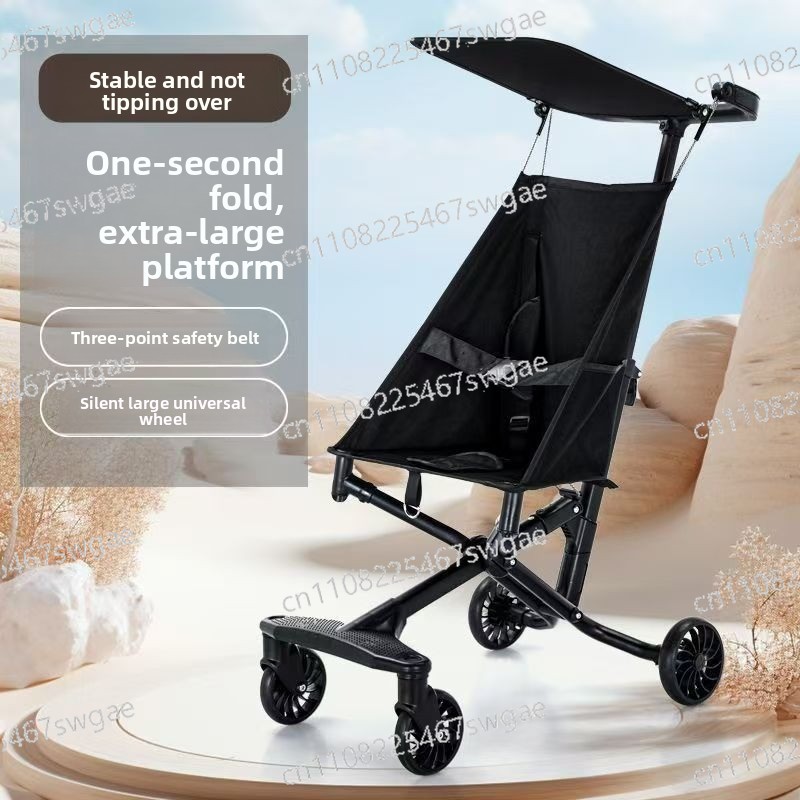 Lightweight Foldable Baby Stroller Compact - Poussette pliable ultra-légère pour bébé, chariot