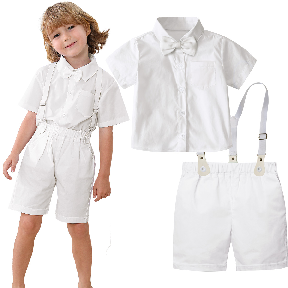 Baby Boy Suit Set Baptism - Tenue de baptême pour garçons, ensemble