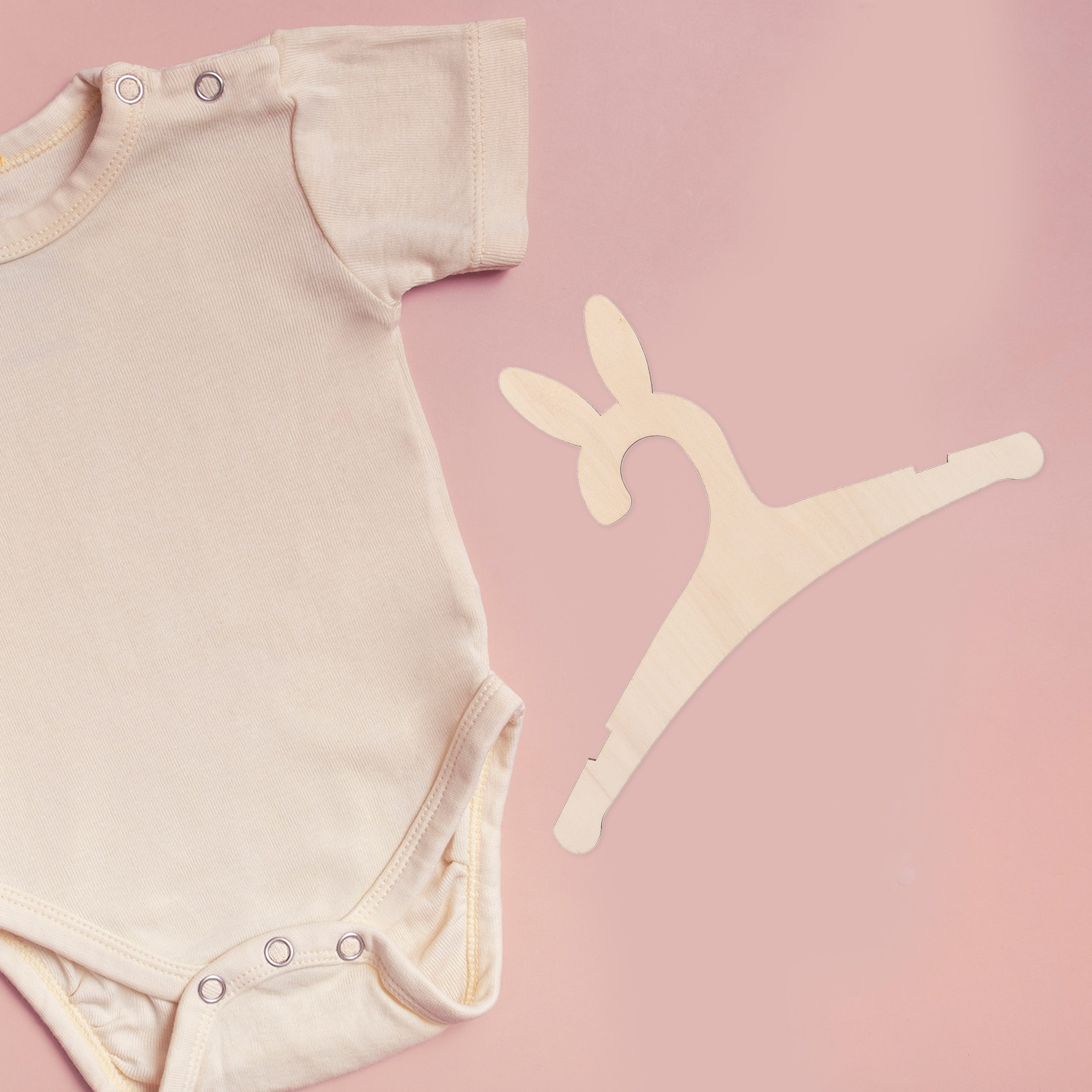 Baby Clothes - Lot de 5 cintres en bois
