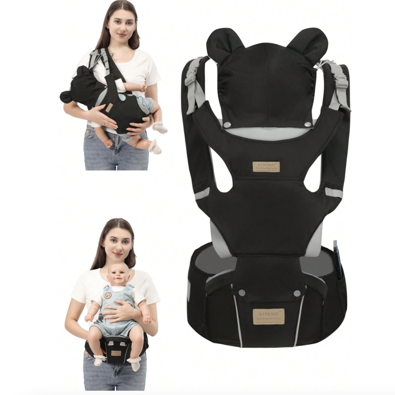 Porte-bébé 6-en-1, du nouveau- - Ergonomic Baby Carrier Newborn To Toddler avis et prix