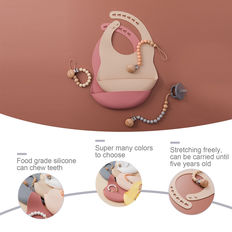 Bavoir en Silicone pour bébé d - Waterproof Baby Bibs Silicone avis et prix
