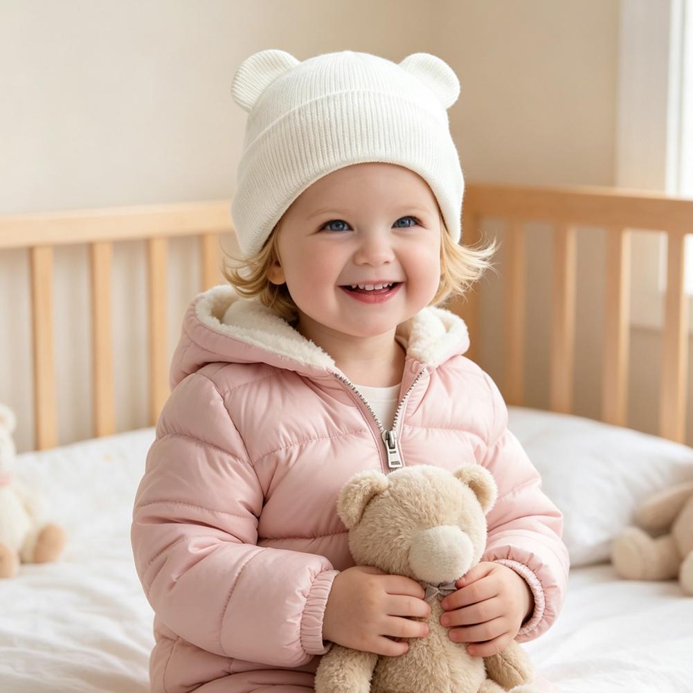 Bonnet d'hiver en tricot pour  - Infant Beanie Hat With Ears avis et prix