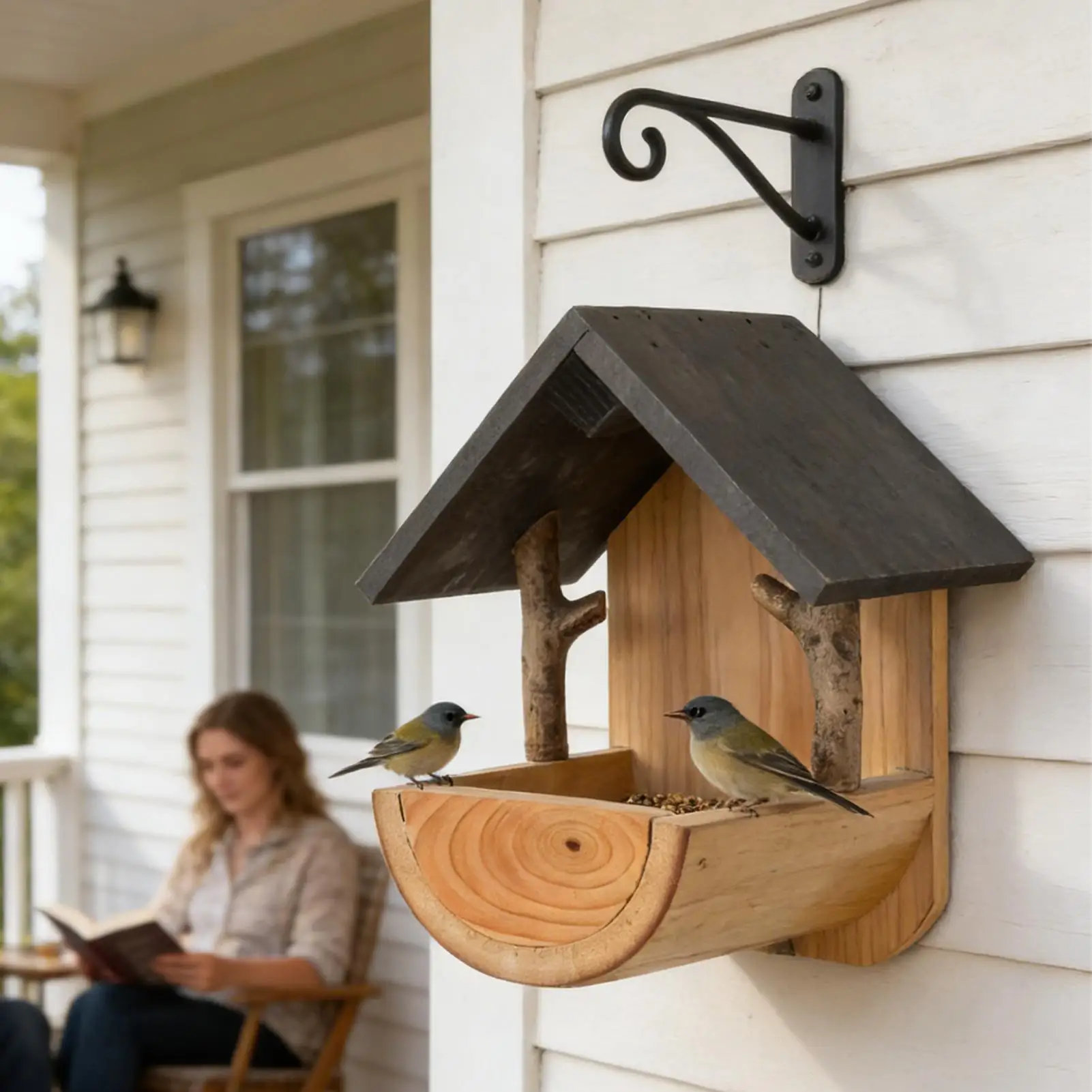 Mangeoire à oiseaux murale en  - Feeding avis et prix