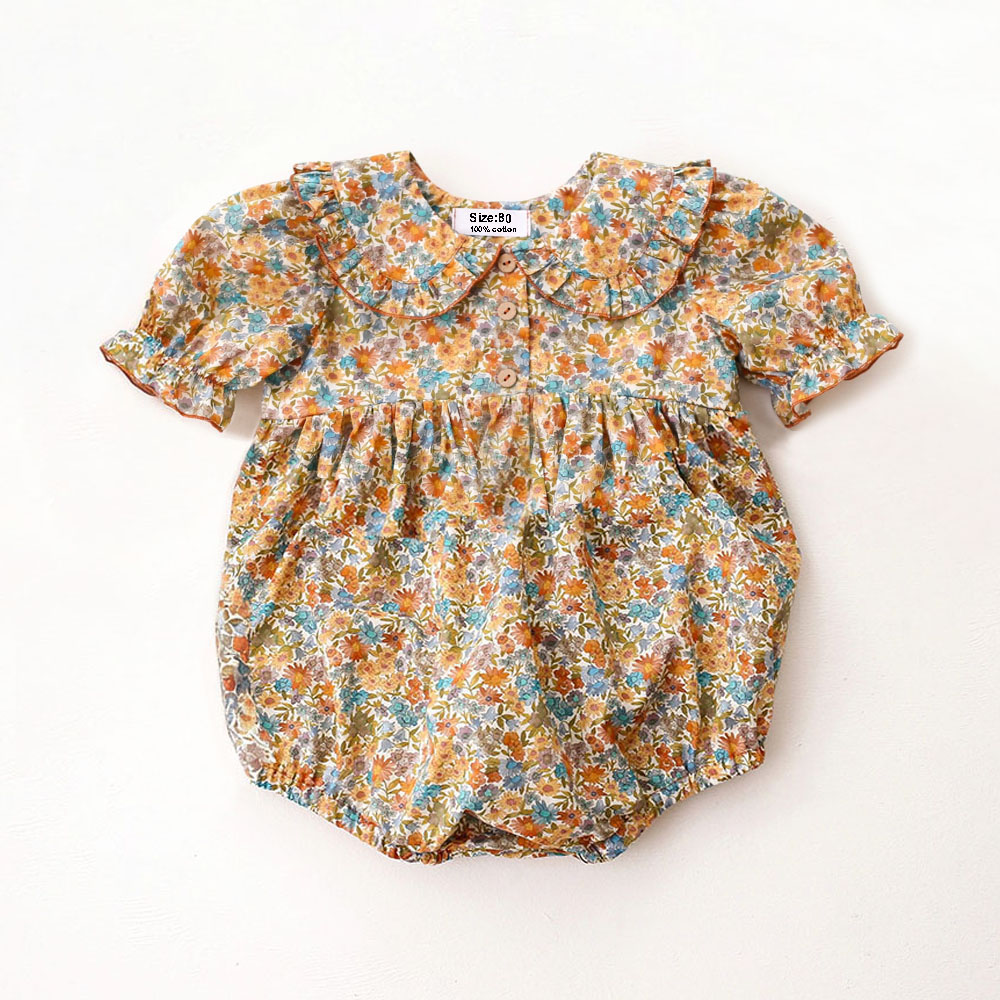 Vêtements d'été pour nouveau-n - Newborn Baby Girl Romper Floral avis et prix