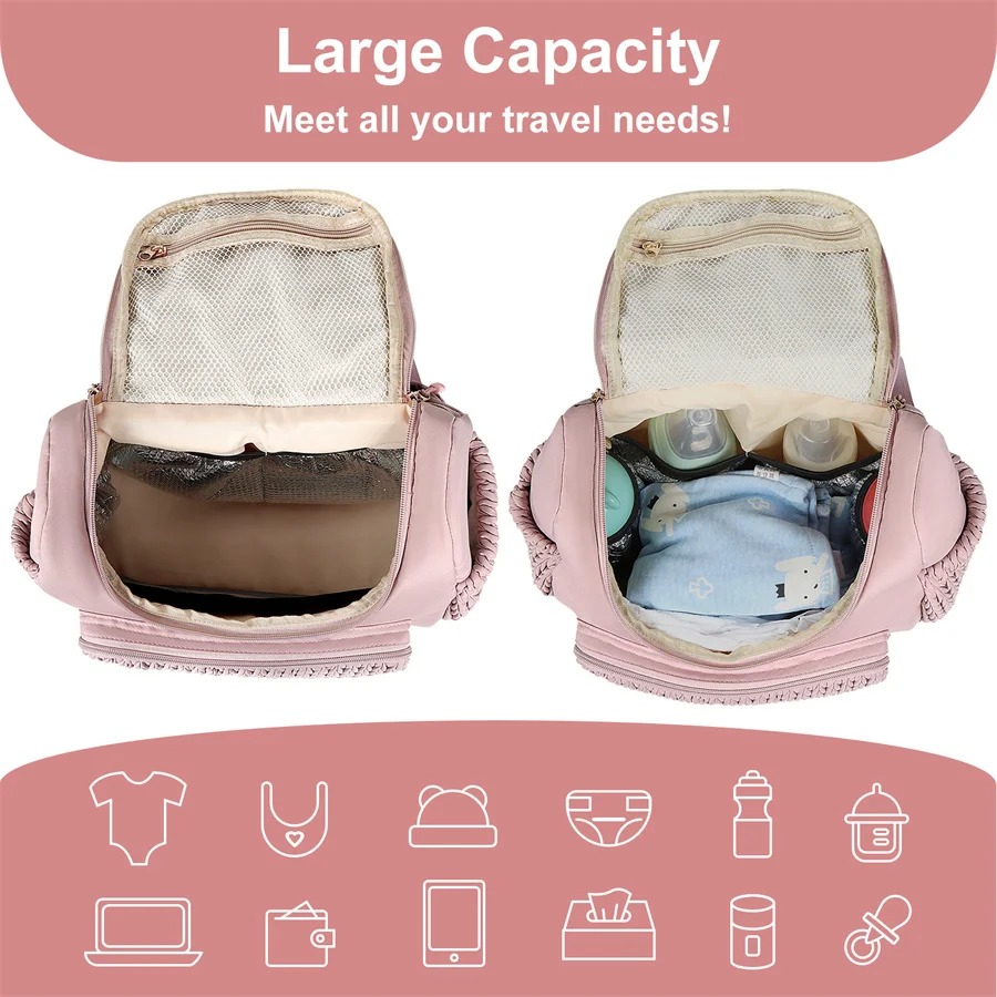 Sac à dos à langer grande capa - Diapering avis et prix