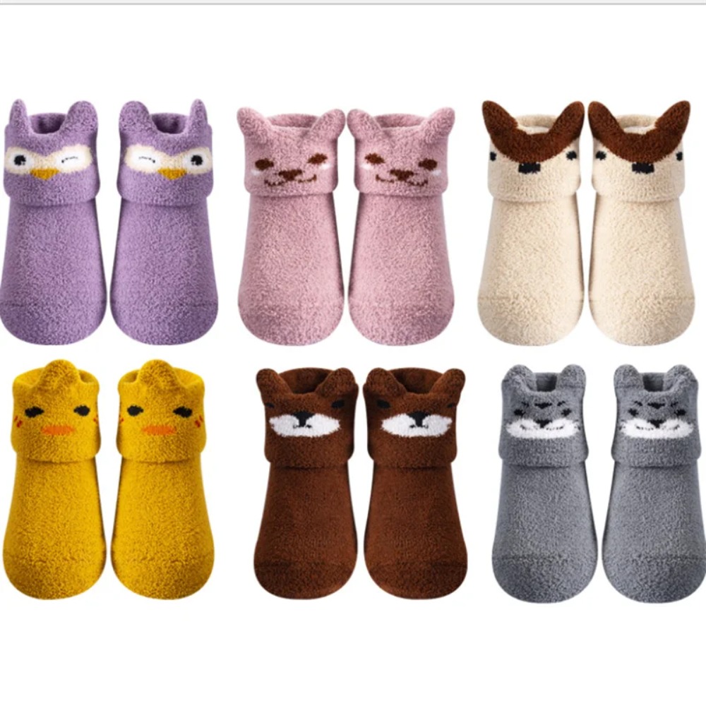 1 pièces gris Silicone antidér - Unisex Baby Socks Non Slip avis et prix