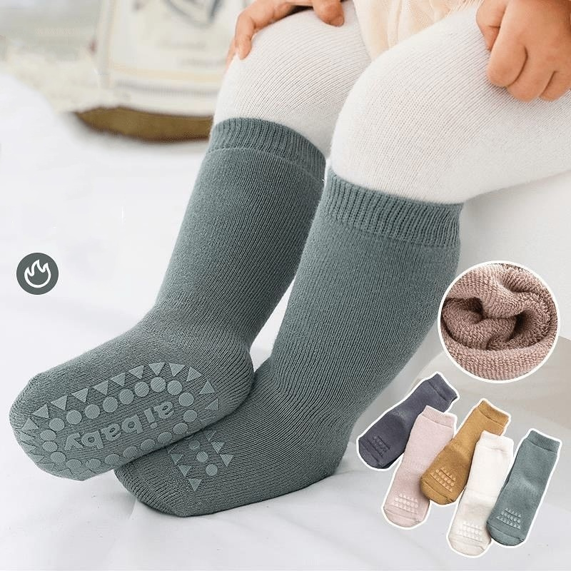 Chaussettes de sol épaisses po - Unisex Baby Socks Non Slip avis et prix