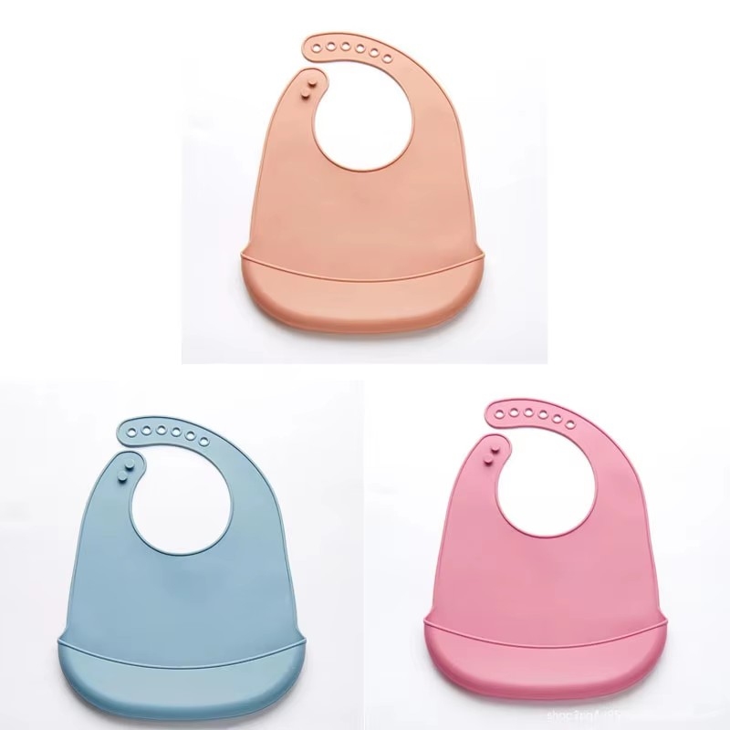 1/3 bavoirs pour bébé réglable - Waterproof Baby Bibs Silicone avis et prix