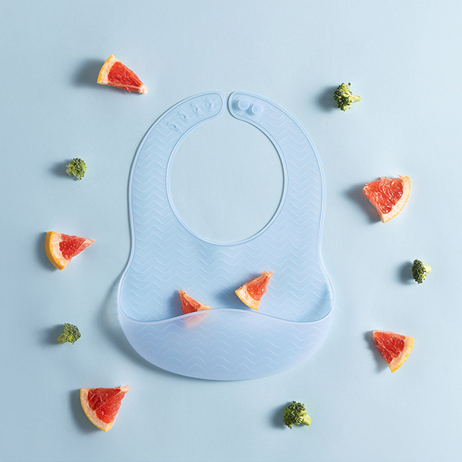Bavoir en gelée de Silicone po - Waterproof Baby Bibs Silicone avis et prix