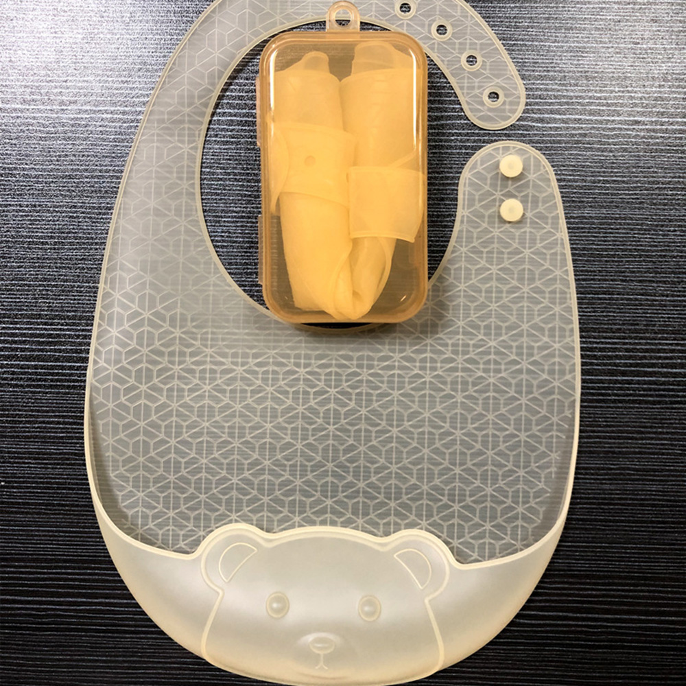 Bavoir mangeant pour bébé, bav - Waterproof Baby Bibs Silicone avis et prix