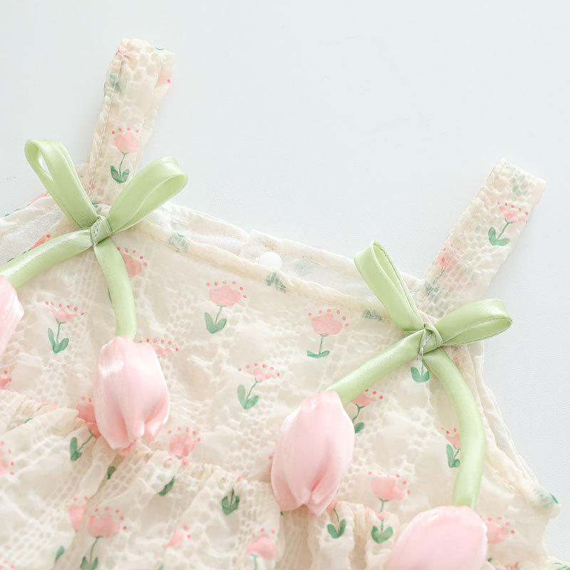 Combinaison d'été 2026 pour bé - Newborn Baby Girl Romper Floral avis et prix