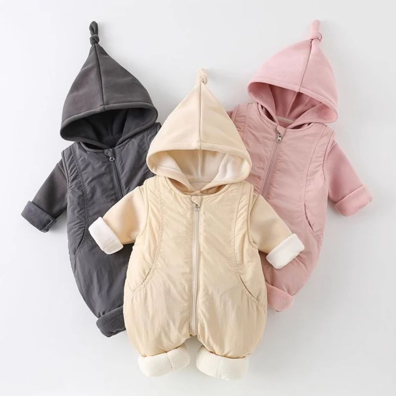 Barboteuse d'hiver en coton ép - Cotton Baby Onesies Zipper avis et prix