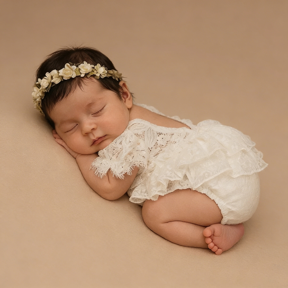 Tenue de photographie pour nou - Newborn Baby Girl Romper Floral avis et prix