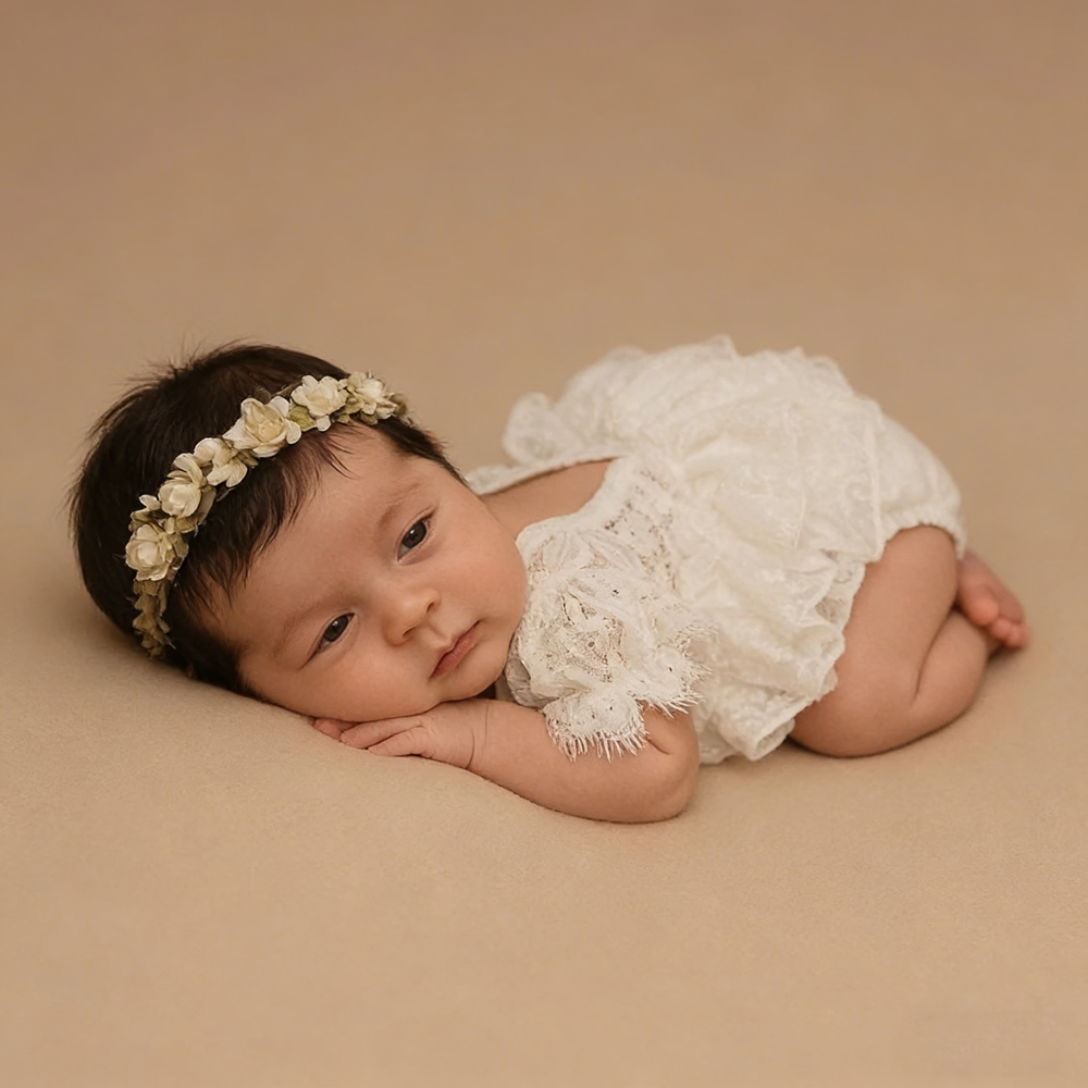 Tenue de photographie pour nou - Newborn Baby Girl Romper Floral avis et prix