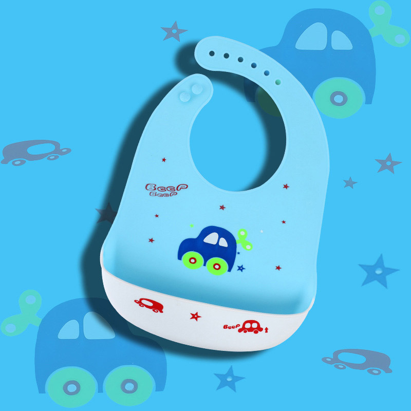 Bavoir d'alimentation en silic - Waterproof Baby Bibs Silicone avis et prix