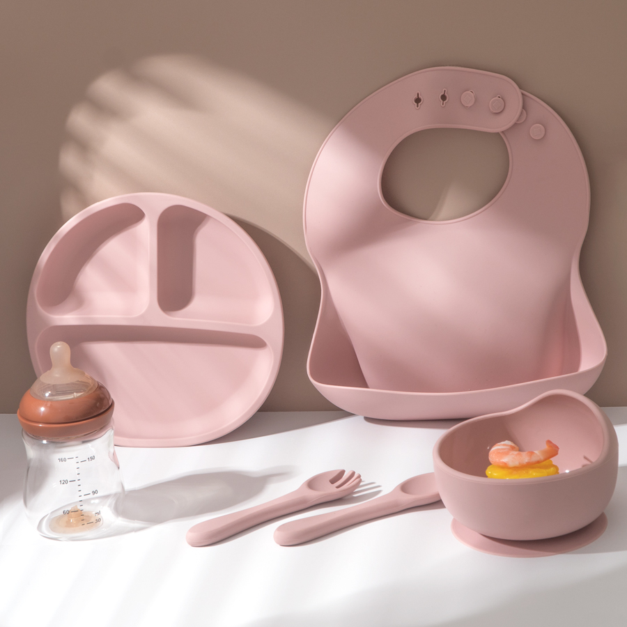 Ensemble d'alimentation en Sil - Waterproof Baby Bibs Silicone avis et prix