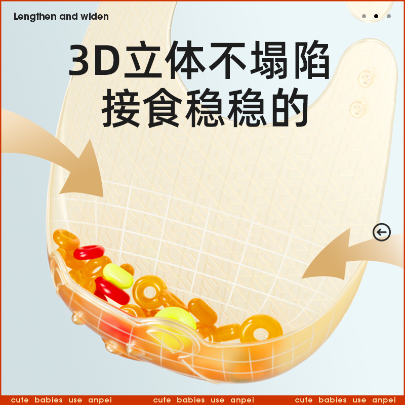 Bavoir léger en silicone pour  - Waterproof Baby Bibs Silicone avis et prix