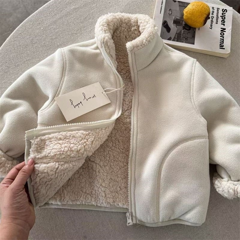 Veste en fausse fourrure pour  - Toddler Boy Winter Fleece Jacket avis et prix