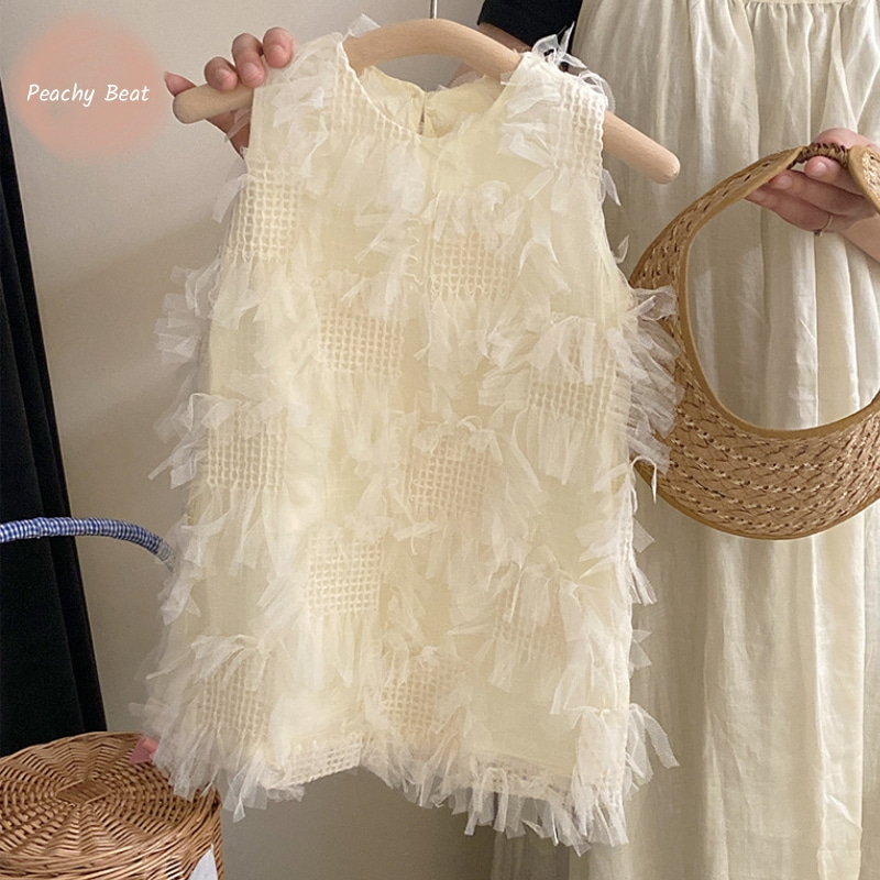Robe de princesse en coton pou - Toddler Girl Tulle Party Dress avis et prix
