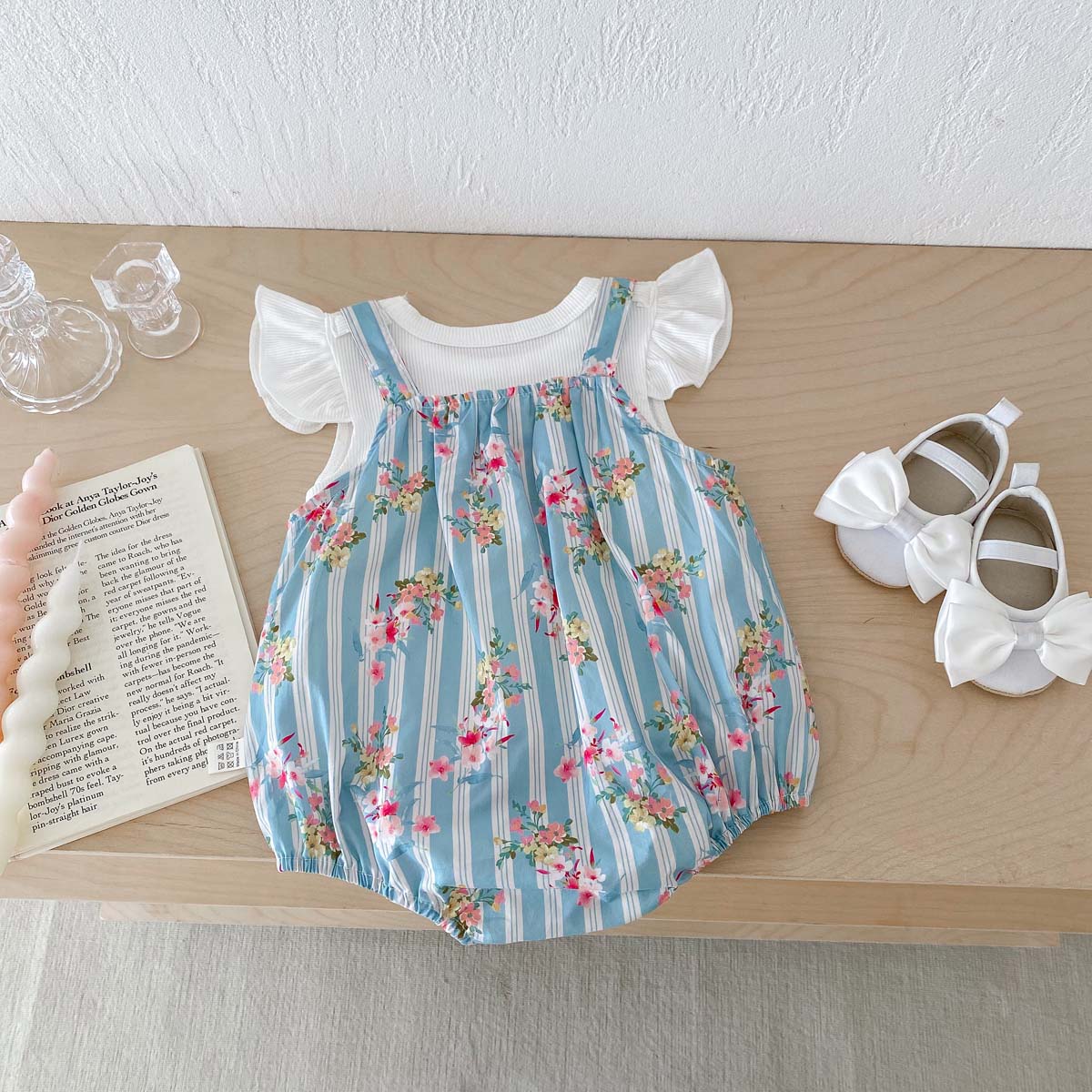 Vêtements pour nouveau-nés fil - Newborn Baby Girl Romper Floral avis et prix