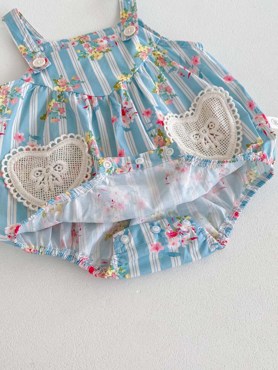 Vêtements pour nouveau-nés fil - Newborn Baby Girl Romper Floral avis et prix