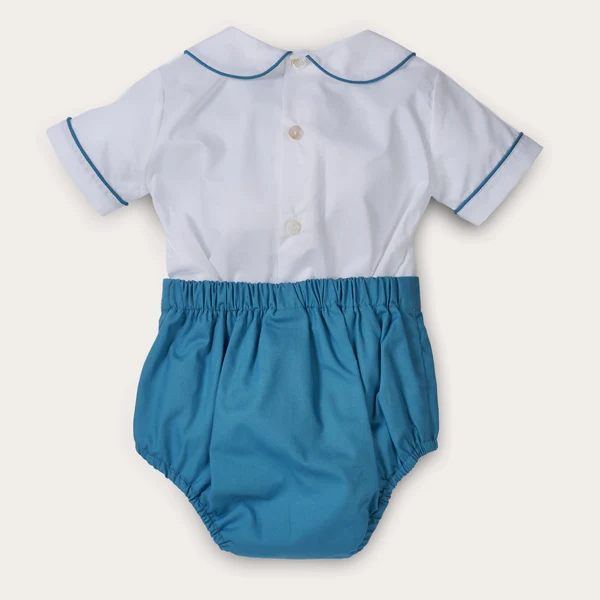 Tenue vintage bleue pour bébé  - Baby Boy Suit Set Baptism avis et prix