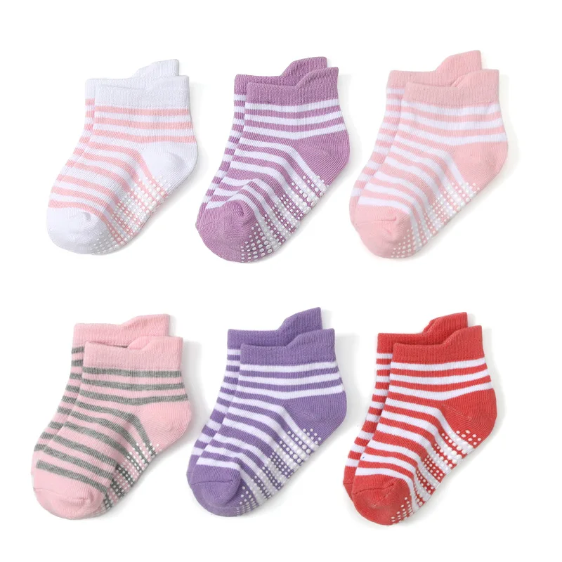 Lot de 6 chaussettes pour bébé - Unisex Baby Socks Non Slip avis et prix