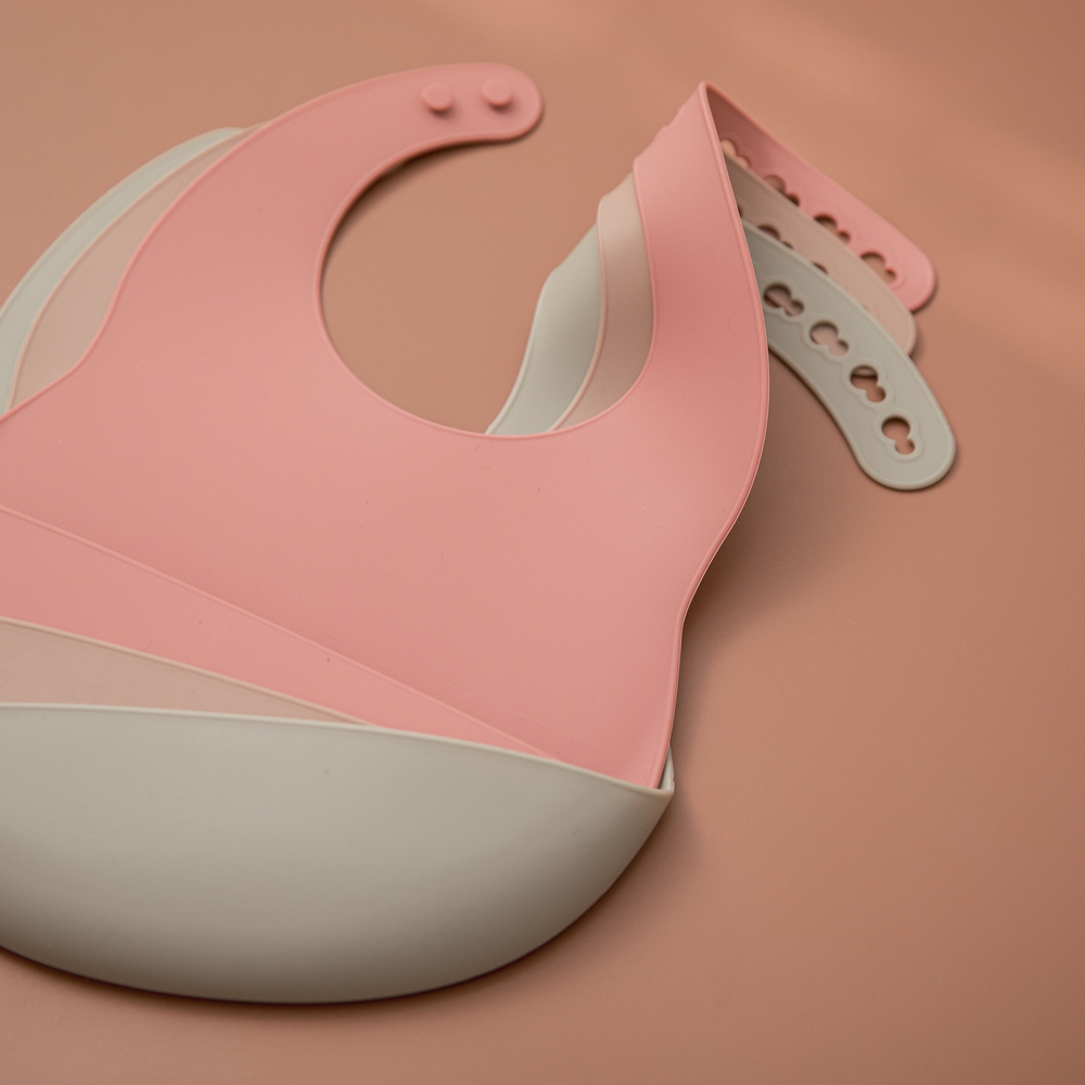 Bavoirs pour bébé en silicone  - Waterproof Baby Bibs Silicone avis et prix