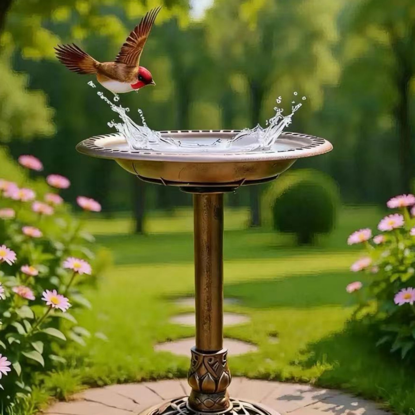 Bain d'oiseaux avec piquet de  - Feeding avis et prix