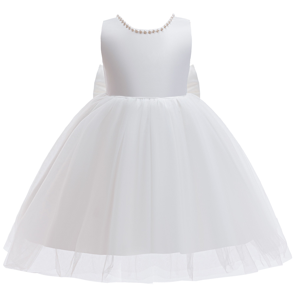 Robe de communion blanche élég - Toddler Girl Tulle Party Dress avis et prix