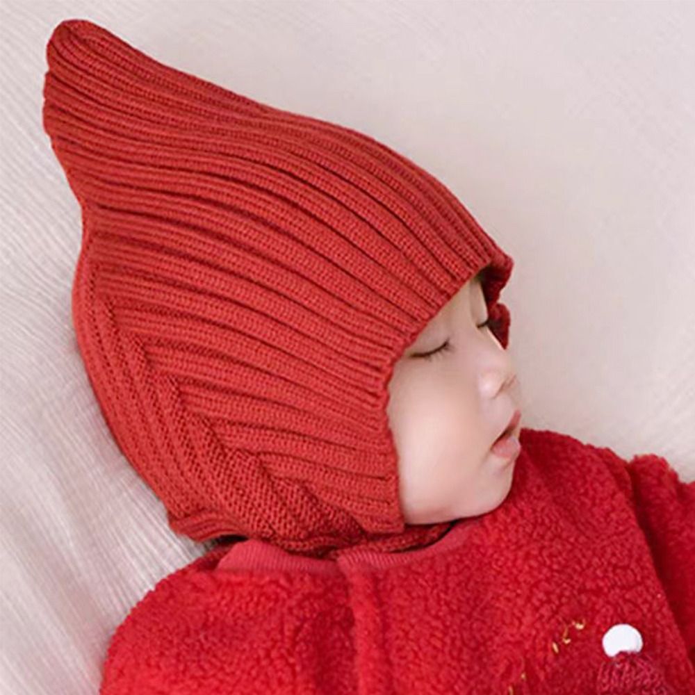Mignon couleur unie bébé chape - Infant Beanie Hat With Ears avis et prix