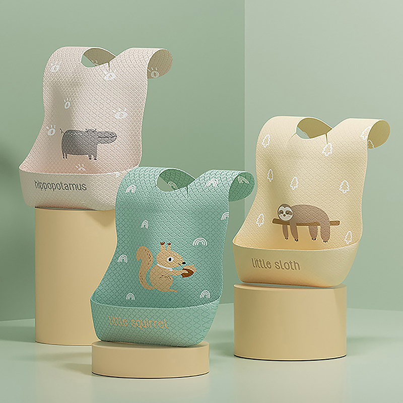 Bavoir réglable imperméable po - Waterproof Baby Bibs Silicone avis et prix