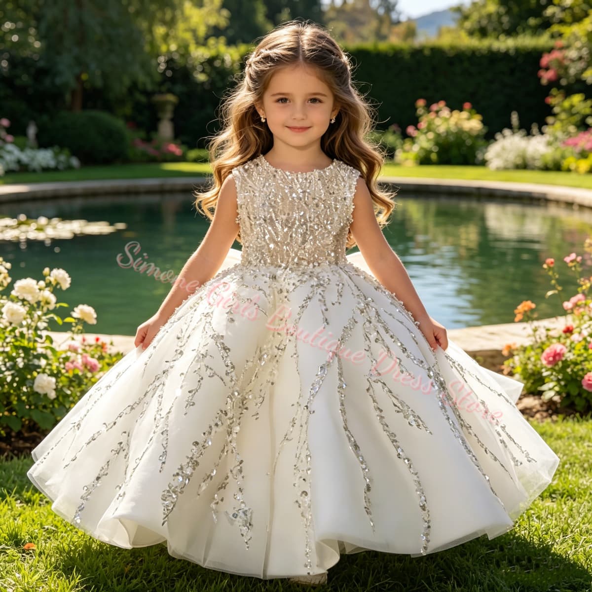 Robe de demoiselle d'honneur d - Toddler Girl Tulle Party Dress avis et prix