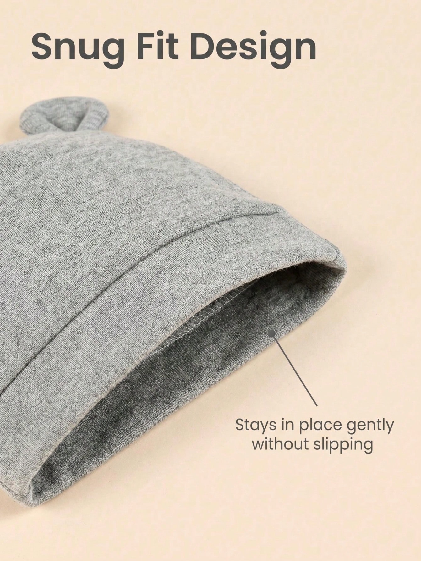 Lot de 3 bonnets pour bébé en  - Infant Beanie Hat With Ears avis et prix
