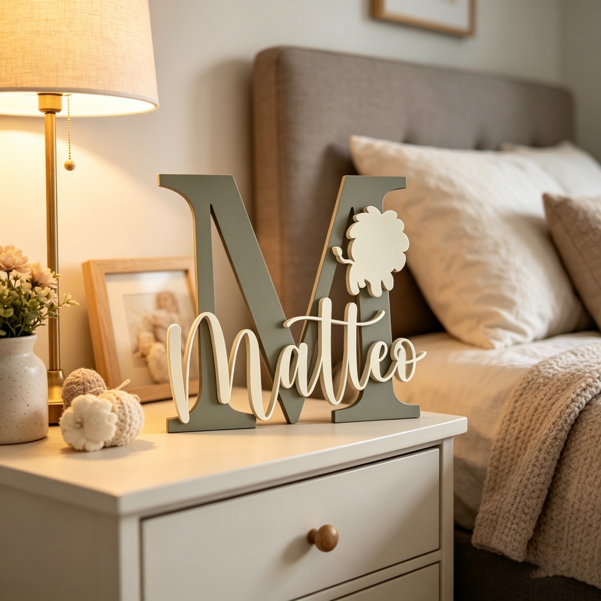 1 plaque nominative en bois pe - Nursery avis et prix