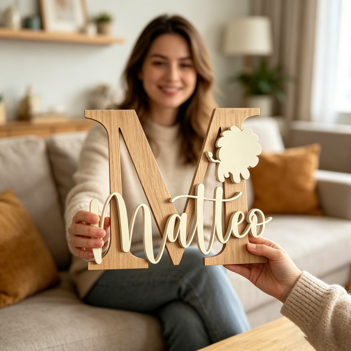 1 plaque nominative en bois pe - Nursery avis et prix