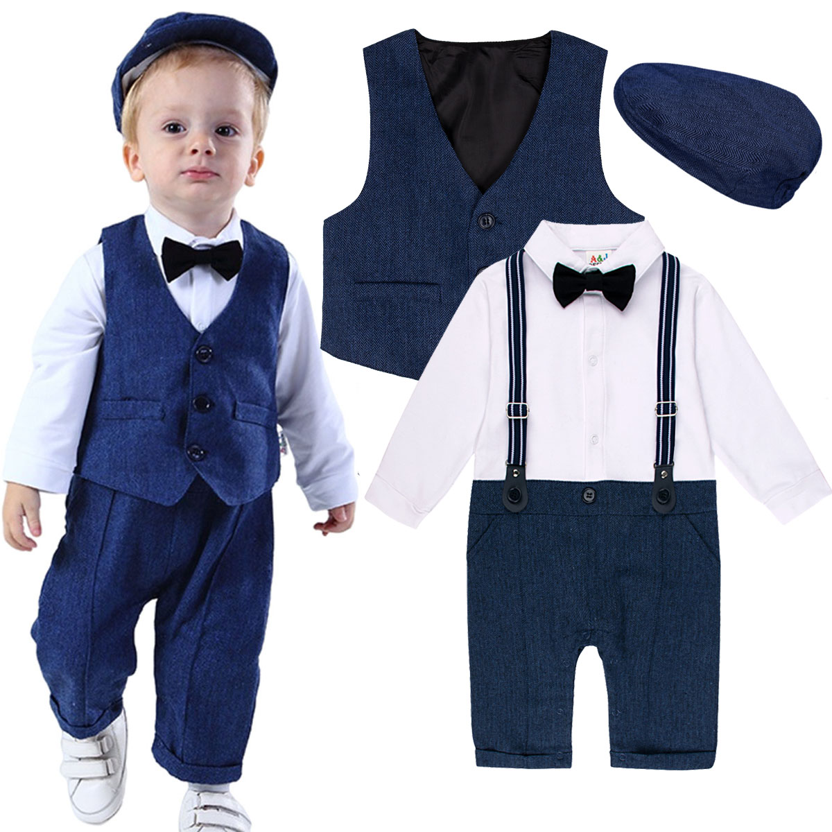 Ensemble de tenue pour bébé ga - Baby Boy Suit Set Baptism avis et prix