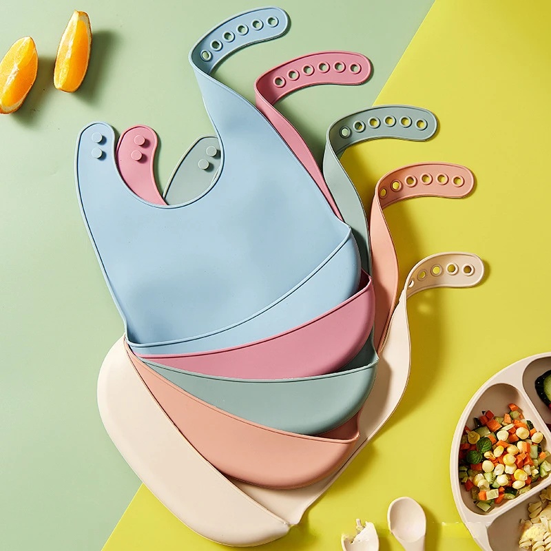 Bavoirs en silicone imperméabl - Waterproof Baby Bibs Silicone avis et prix